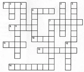 Crossword puzzle