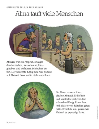 Alma baptizes many people 1