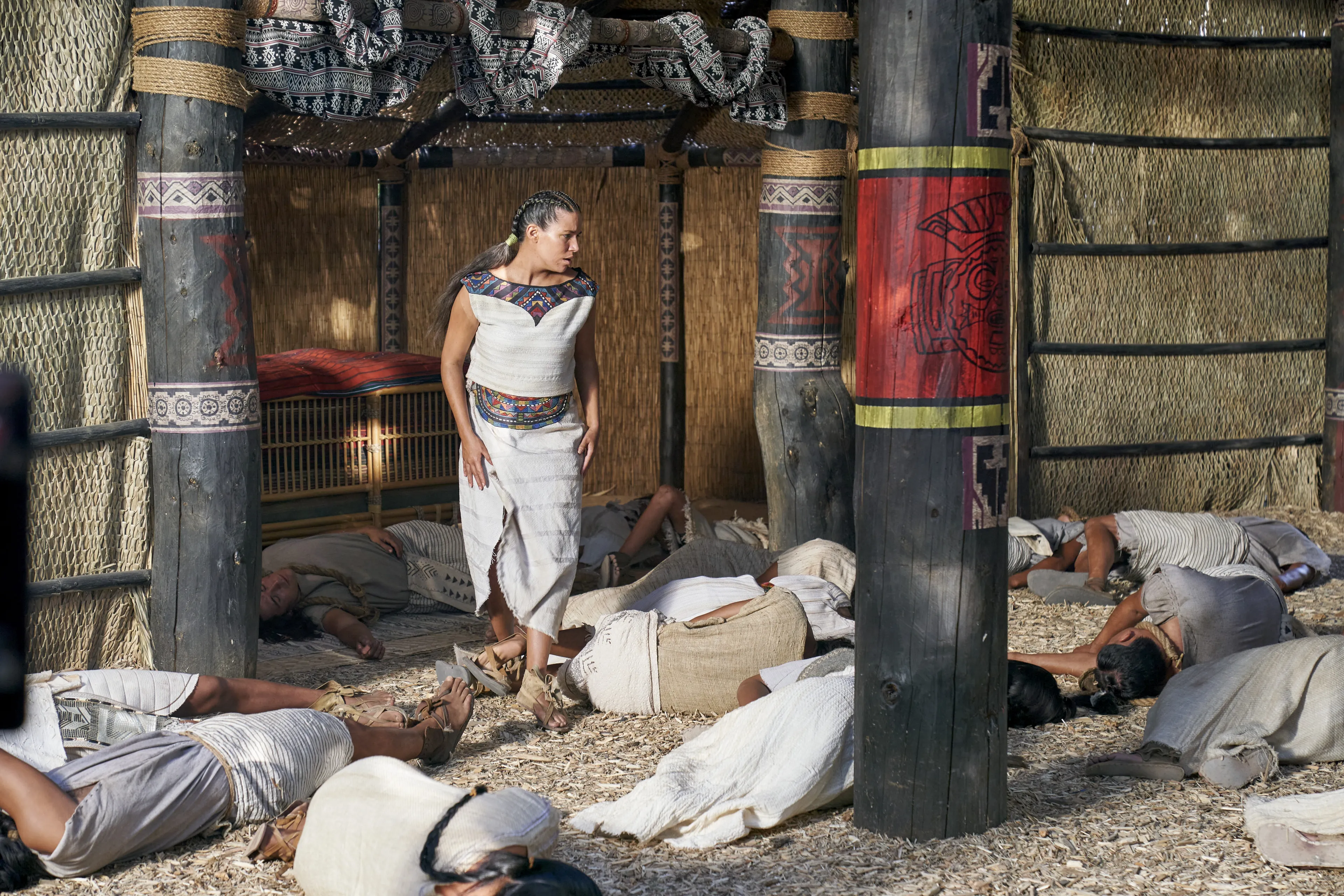 Abish witnesses everyone fall to the earth in the house of King Lamoni in the land of Ishmael.