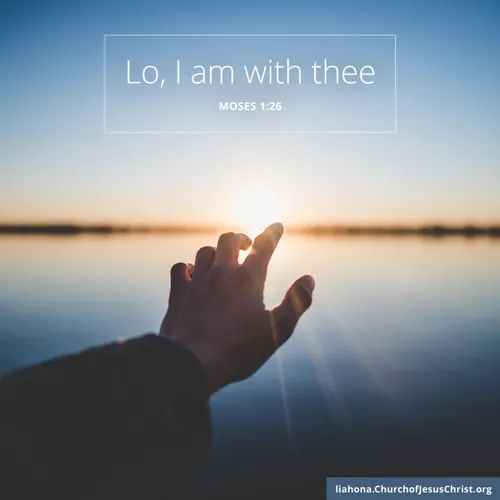 hand reaching out with sky in the background