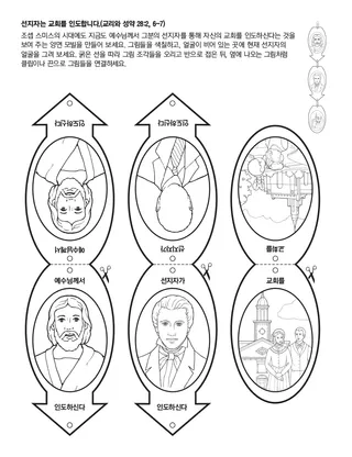 활동 그림: 하나님은 그분의 교회를 이끄십니다