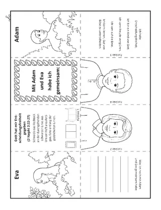 Seite mit der Aktivität: Wie Adam und Eva habe ich Entscheidungsfreiheit