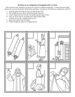 aktivitetsside: Skriftene er en velsignelse