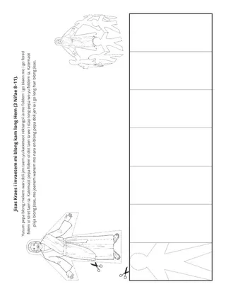 aktiviti pej: Jisas i invaetem mi blong go long Hem