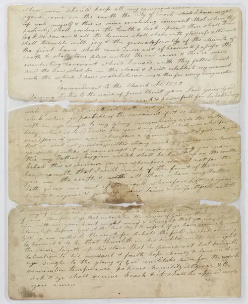 Revelation, February 1829.