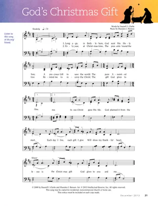 music, God’s Christmas Gift