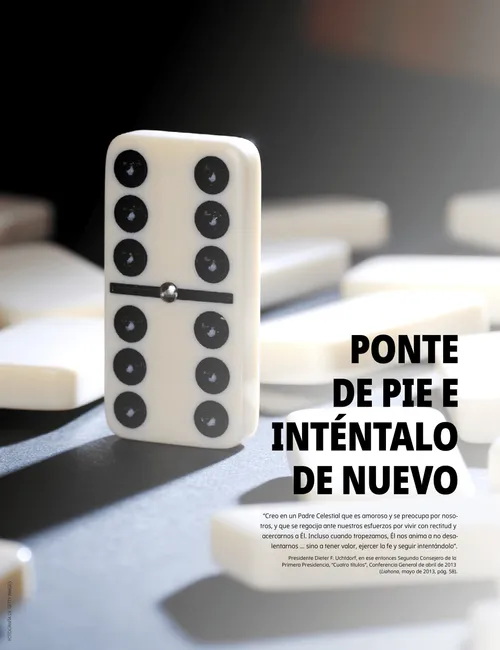 póster “Ponte de pie e inténtalo de nuevo”
