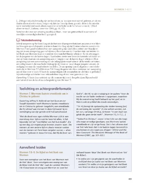 teacher manual example