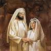 Bible-era bride and groom