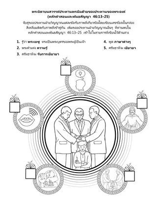 หน้ากิจกรรม: พระผู้เป็นเจ้าทรงมอบของประทานฝ่ายวิญญาณให้ฉัน
