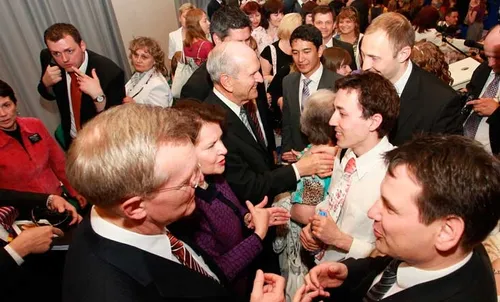 Elder Nelson in Moscow