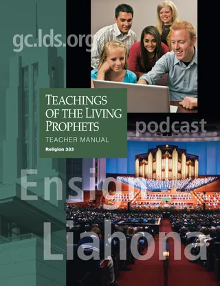 Manual del maestro para el curso Enseñanzas de los profetas vivientes