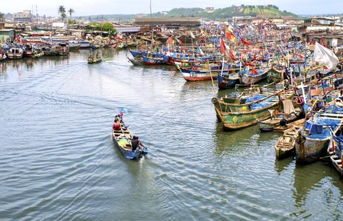 a port in Ghana