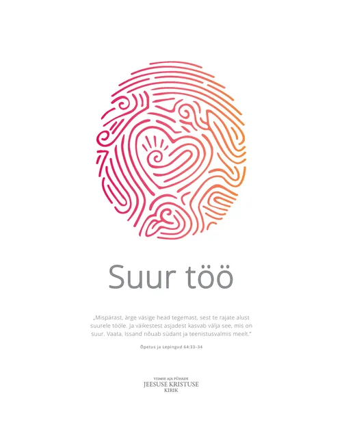 Suur töö: 2021. aasta noorteteema plakat