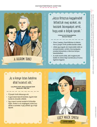 cut out cards of Church history figures