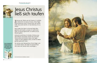 Gemälde von der Taufe Jesu durch Johannes den Täufer