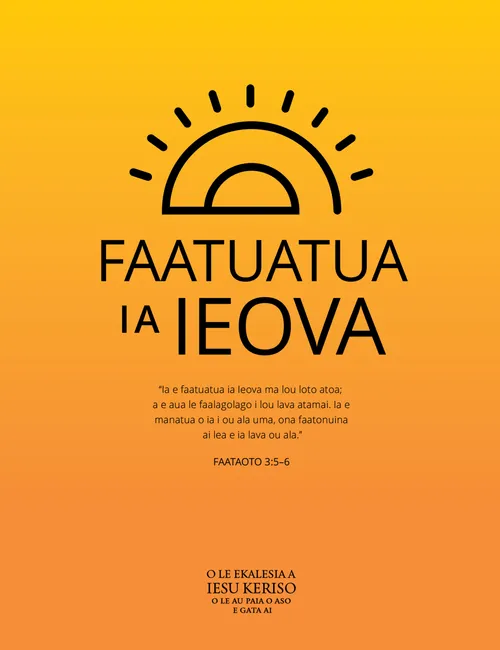 pepa lautele o i ai se savali “Faatuatua ia Ieova”