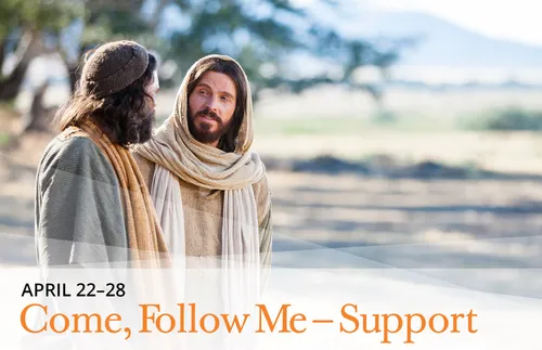 Jesus talking with Peter