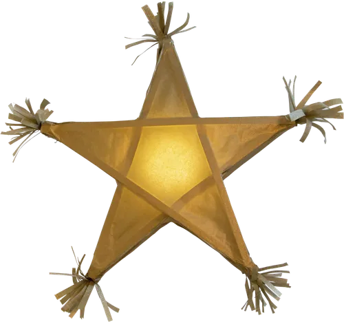 star-shaped Christmas ornament