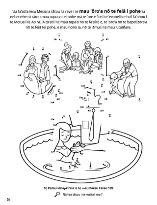 Baptisms for the Dead coloring page