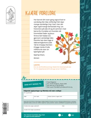 Et brev til foreldre.