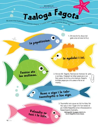 cut-out fish activity