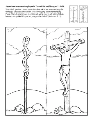 halaman kegiatan: Saya dapat memandang kepada Yesus Kristus
