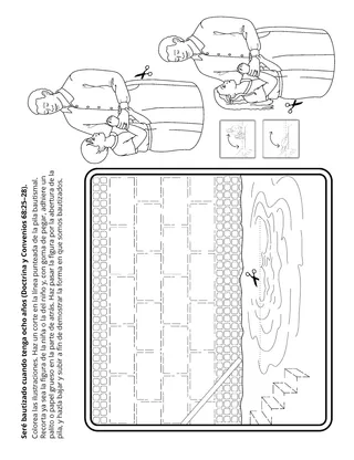 Hoja de actividades: Me puedo bautizar