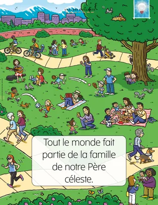 children playing together in a park