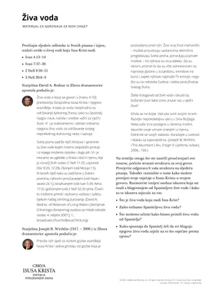 Living Water Handout