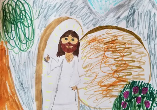 drawing of Jesus