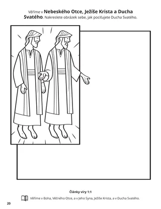 First Article of Faith coloring page