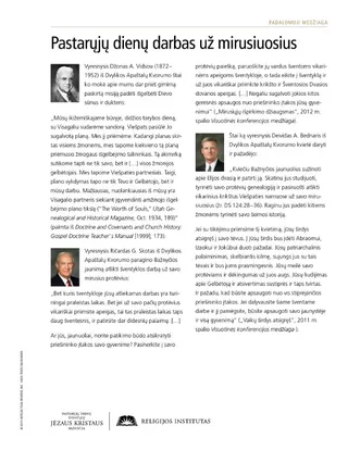 handout, Latter-day Work for the Dead