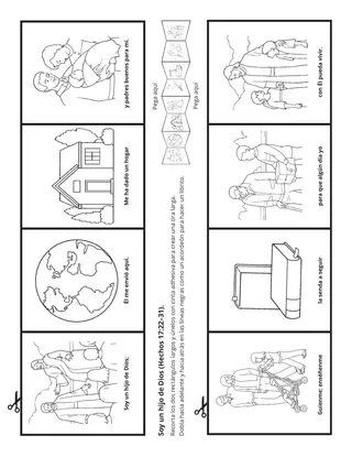 Hoja de actividades: Soy un hijo de Dios