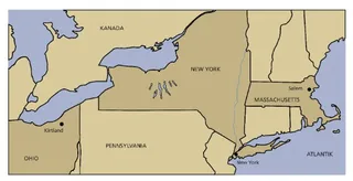 Karte: Nordosten der Vereinigten Staaten