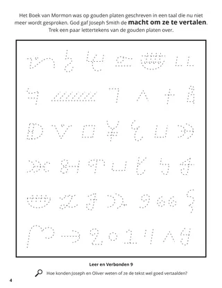 Translation of the Book of Mormon coloring page