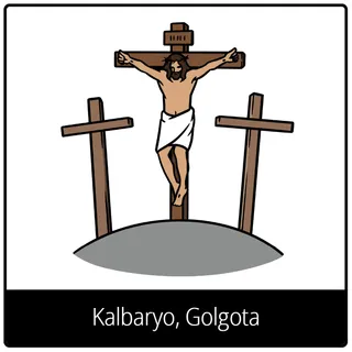 Kalbaryo, Golgota nga simbolo sa ebanghelyo
