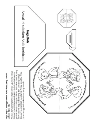 Halaman kegiatan Pratama: saya dapat menggunakan kata-kata yang baik