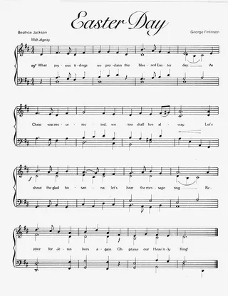 Music, Easter Day