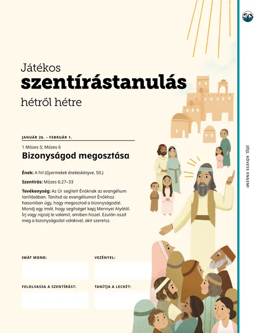 PDF-oldal illusztrációval, amelyen két gyermek próbál úgy járni, hogy a lábaik össze vannak kötve