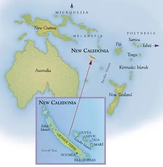 Map of New Caledonia