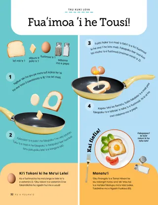 Peesi PDF ʻo e ngaahi meʻa mo e naunau ke ngaohi ʻaki ʻa e meʻatokoní