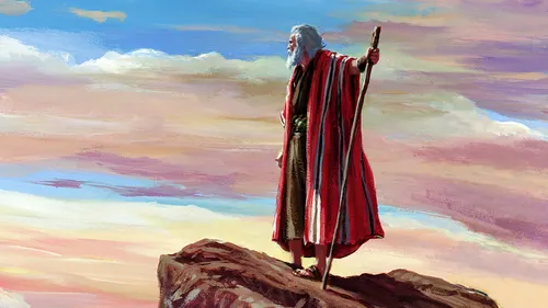 Moses on Mount Nebo