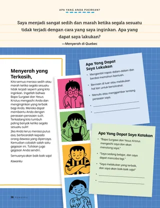 Anak-anak memeragakan emosi yang berbeda
