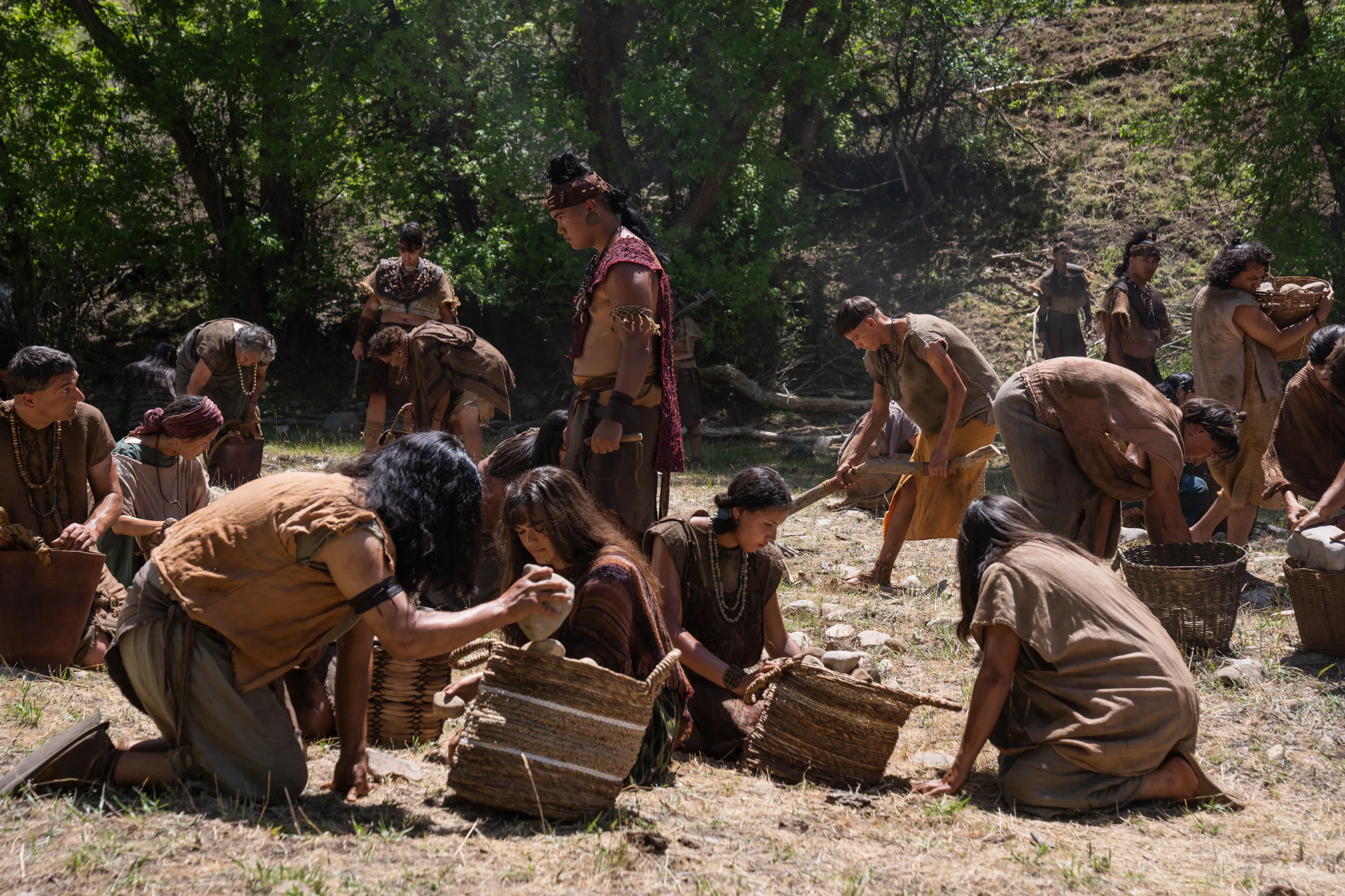 The Nephites are brought into bondage by the Lamanites and they are forced to labor.