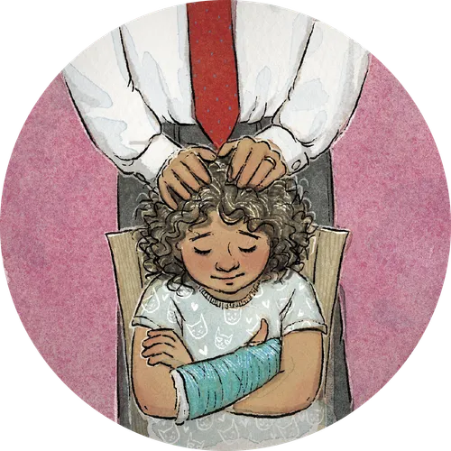 Illustrations of scenes from the New Testament.