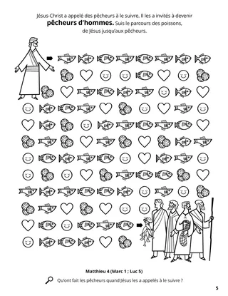 Fishers of Men coloring page