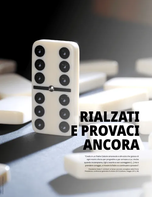 poster “Rialzati e provaci ancora”