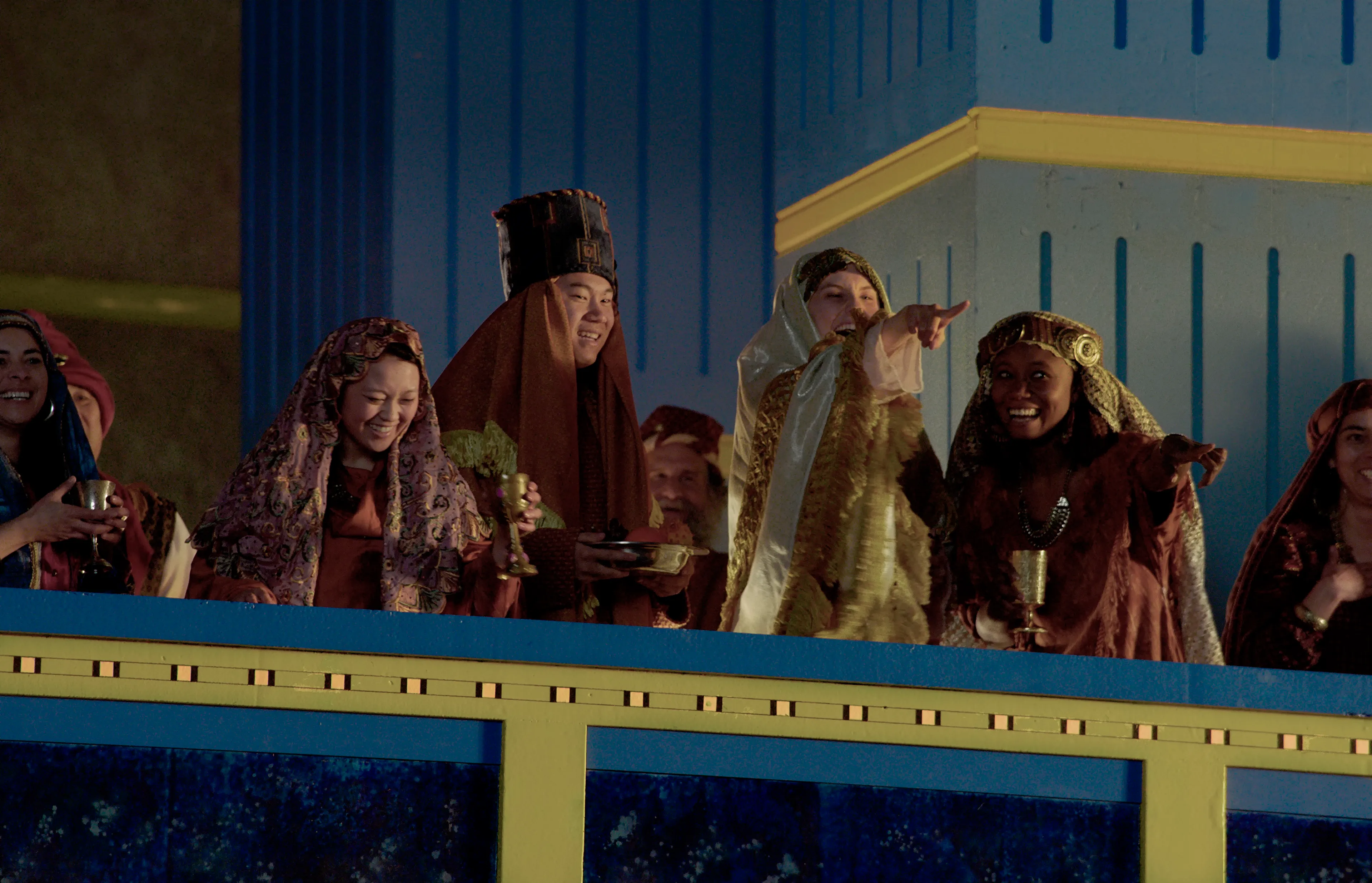 People in the great and spacious building mock those at the tree of life.