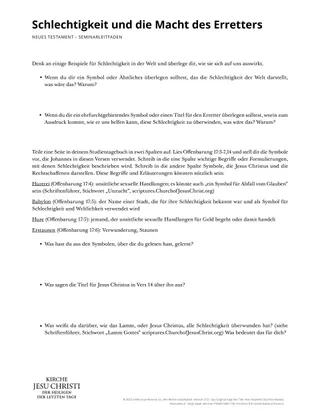 New Testament Seminary Teacher Manaul - 2023